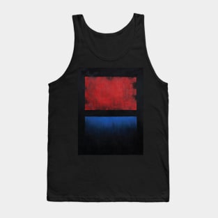 mark rothko red and blue in black Tank Top